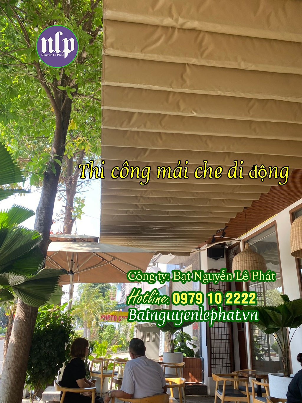 Lắp Đặt Mái Hiên Mái Xếp Di Động, Bạt Kéo Lùa Giá Rẻ Tại Dĩ An