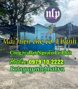 thi công mái hiên, mái xếp di động tại Nhà Bè