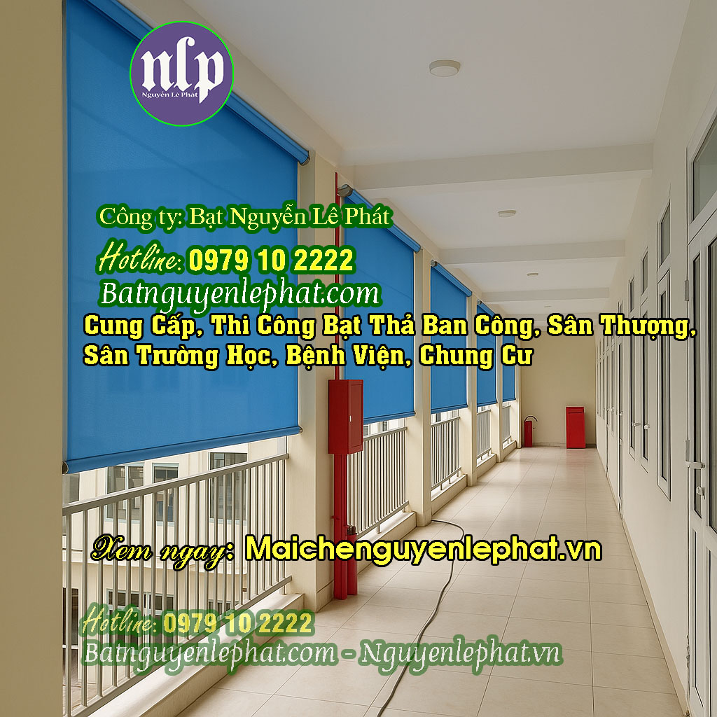 Bạt Cuốn Bạt Thả Che Nắng Mưa Trước Nhà Tại Long Thành