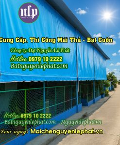 Bạt Cuốn Bạt Thả Che Nắng Mưa Trước Nhà Tại Long Thành