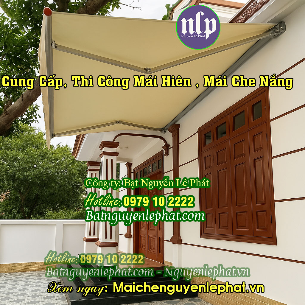 Mái Hiên, Mái Xếp, Mái Che, Bạt Kéo Dĩ Động Thuận An Mái Hiên, Mái Xếp, Mái Che, Bạt Kéo Dĩ Động Thuận An