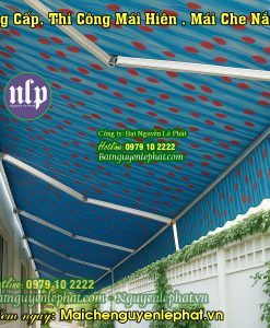 Lắp Đặt Mái Hiên Che Nắng Mưa Tại Nhà Ở Tuy Phong, Mái Hiên Kéo Tay Bình Thuận